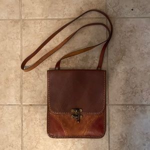 Argentinian Leather crossbody Satchel